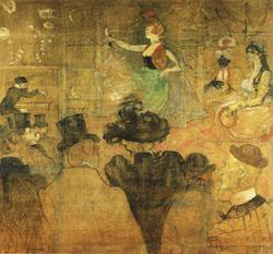 Henri De Toulouse-Lautrec The Moorish Dance oil painting image